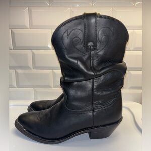 Durango Women’s 11” Slouch Boots Size 10 Black Cowboy Boots $189